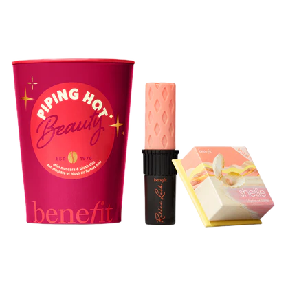 benefit Piping Hot Beauty Mini Roller Lash Mascara and Shellie Blush Duo