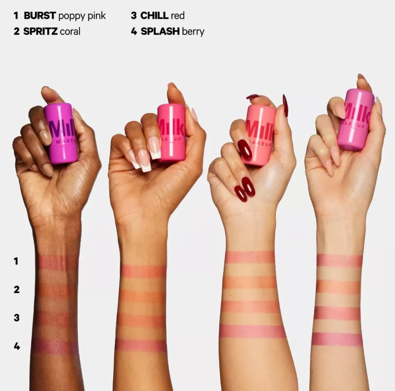 MILK MAKEUP Cooling Water Jelly Tint Lip + Cheek Blush Stain