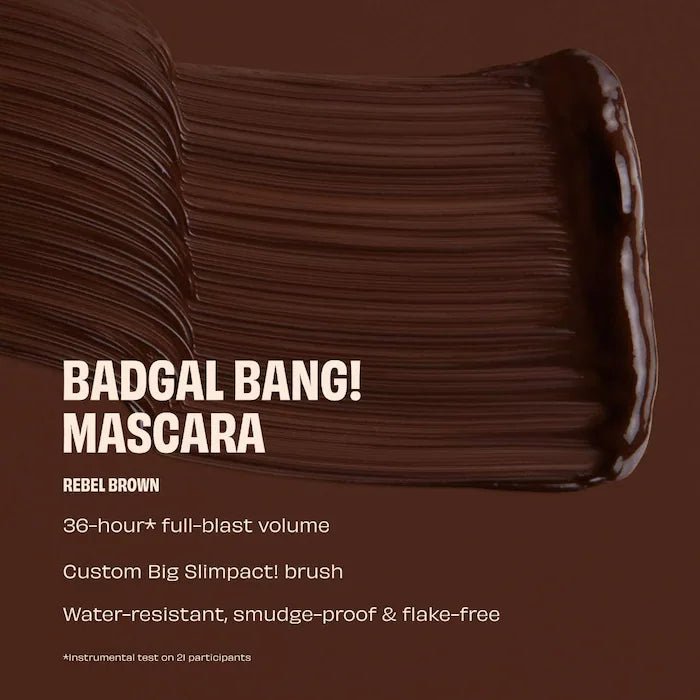 Benefit Cosmetics 
BADgal BANG! Volumizing Mascara "brown"