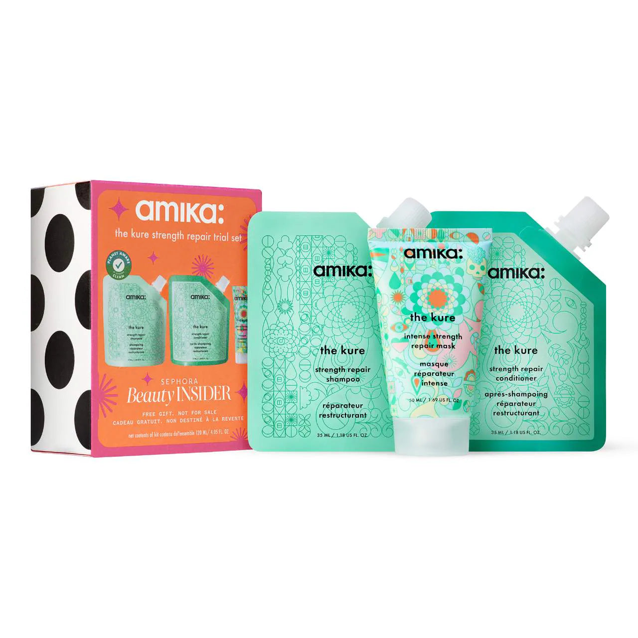 amika 
Bye, Bad Hair Days sephora insider set