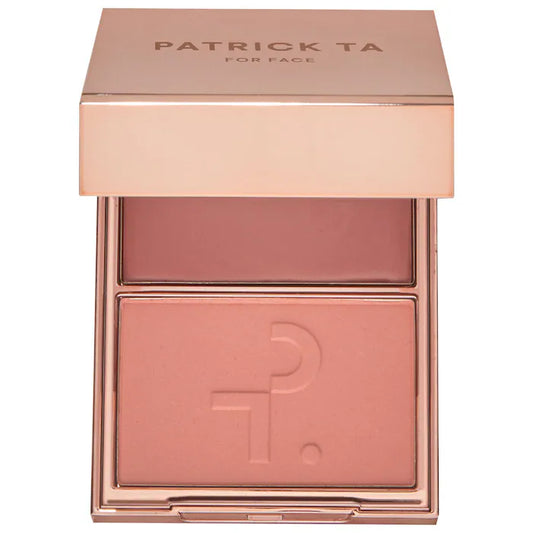 PatrickTa MAJOR HEADLINES DOUBLE-TAKE CRÈME & POWDER BLUSH DUO " not too much