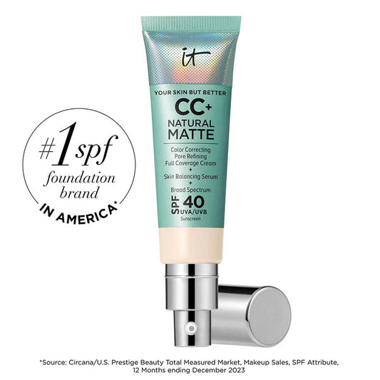 It cosmetics CC+ CREAM NATURAL MATTE FOUNDATION WITH SPF 40