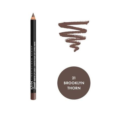 محدد شفاه NYX Suede Matte Lip Liner Brooklyn Thorn