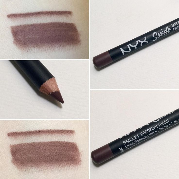 محدد شفاه NYX Suede Matte Lip Liner Brooklyn Thorn