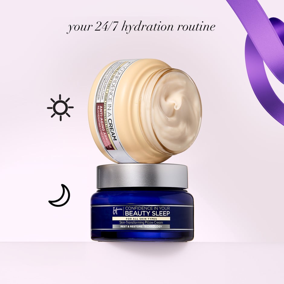 مجموعة العناية بالبشرة المضادة للشيخوخة من إت كوزمتكس سيليبريت 24/7 للترطيب